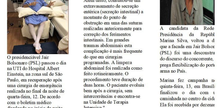 Bolsonaro passa por cirurgia