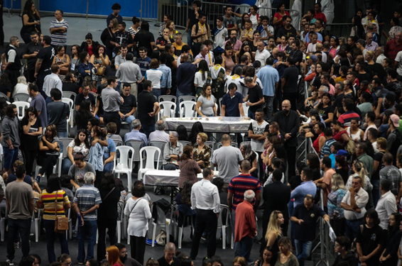 Velorio coletivo do massacre sera no Arena Suzano apartir das 7 horas dessa Quinta Feira 14