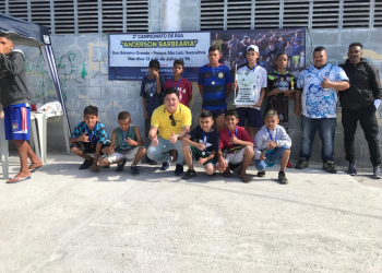 Deputado Marcio Nakashima participa do segundo campeonato de rua do Parque São Luiz Guarulhos São Paulo