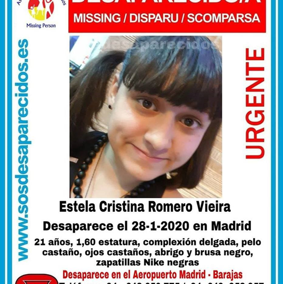 Polícia espanhola procura estudante brasileira que desapareceu em Barajas