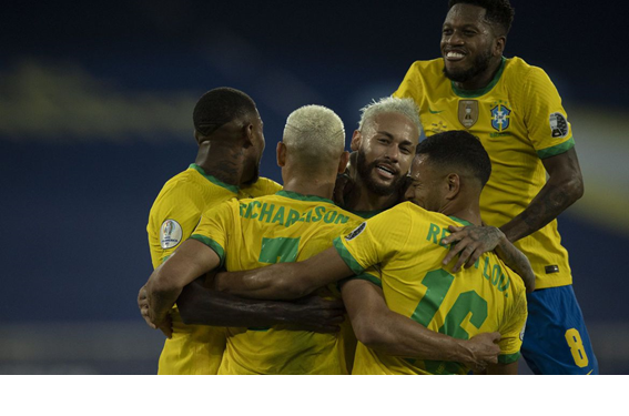 Brasil goleia seleção peruana e segue 100% na Copa América