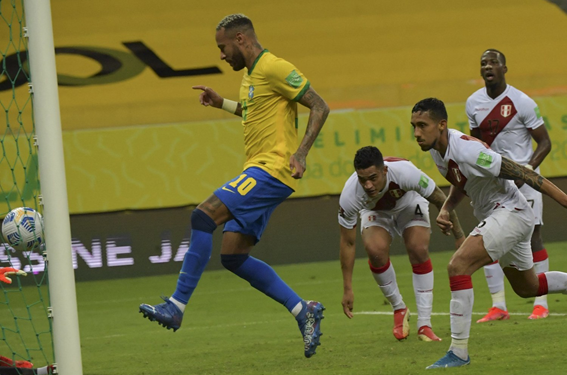 BRASIL VENCE O PERU E MANTÉM 100% DE APROVEITAMENTO NAS ELIMINATÓRIAS