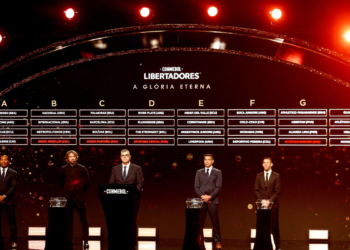 A Conmebol sorteou os grupos da edição 2023 da Copa Libertadores na noite desta segunda-feira
